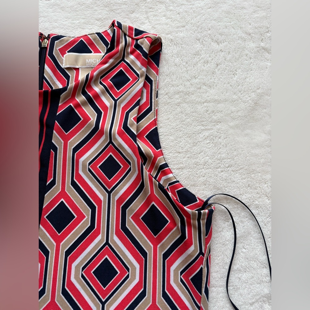 Michael Kors Geometric Patterned Dress - Size Medium - Picture 5 of 12